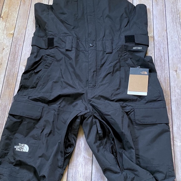 The North Face Men’s Freedom Bib Winter Ski Waterproof Pants In Black - Picture 6 of 15